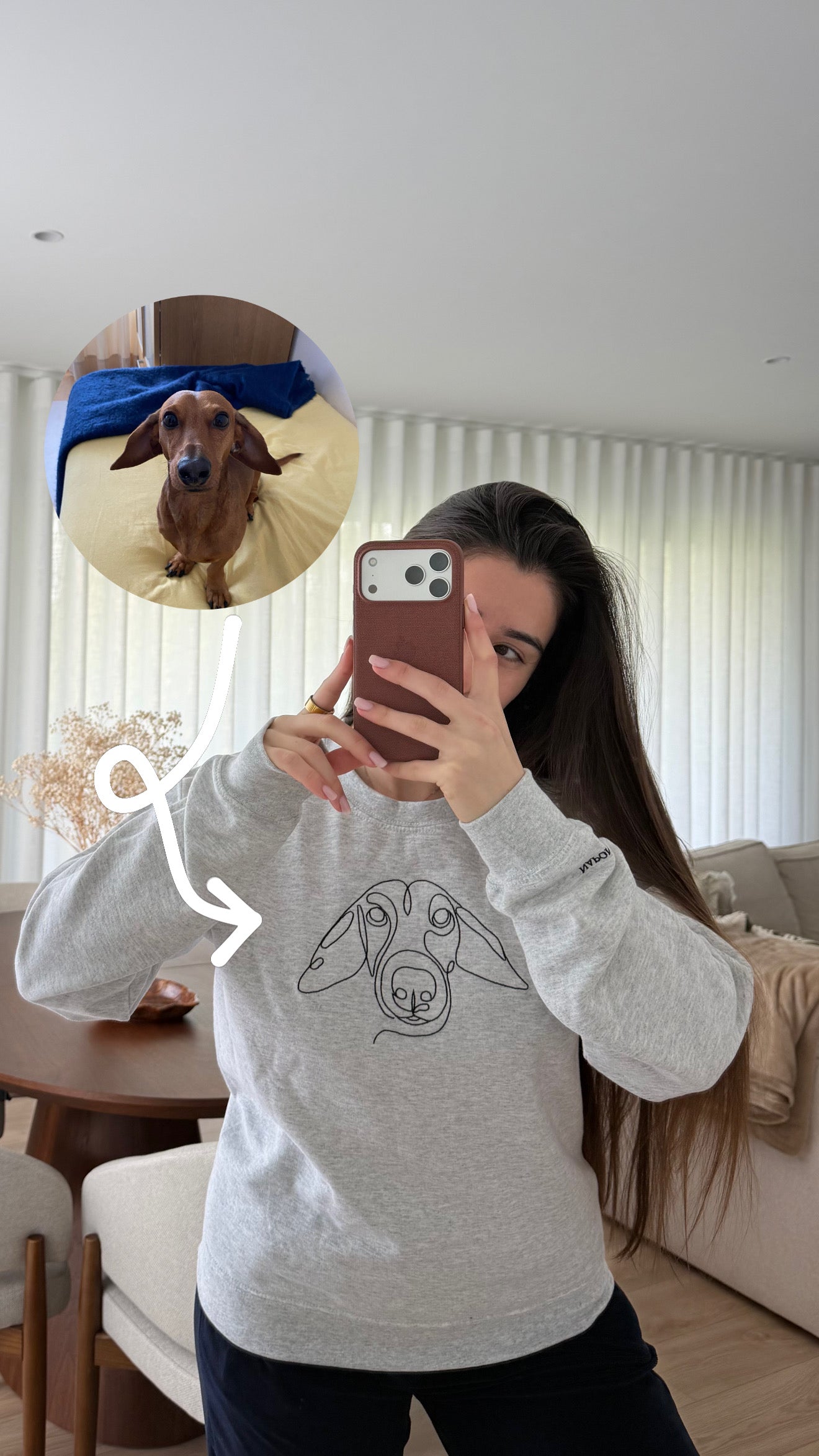Sudadera bordada personalizada