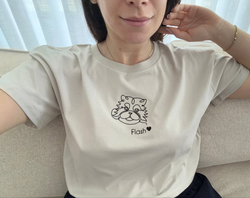 Custom Embroidered CROP TOP