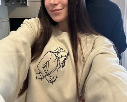 Sudadera bordada personalizada